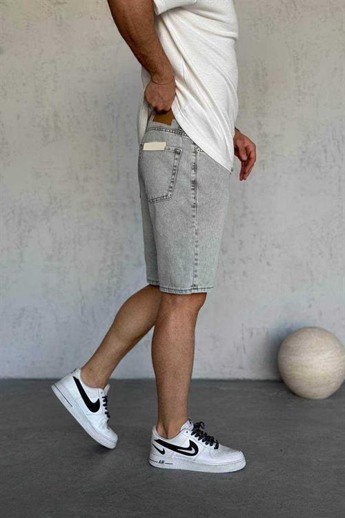 Wholesale Mens Gray Denim Shorts