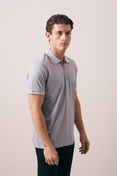 Wholesale Mens Gray Polo T-Shirt