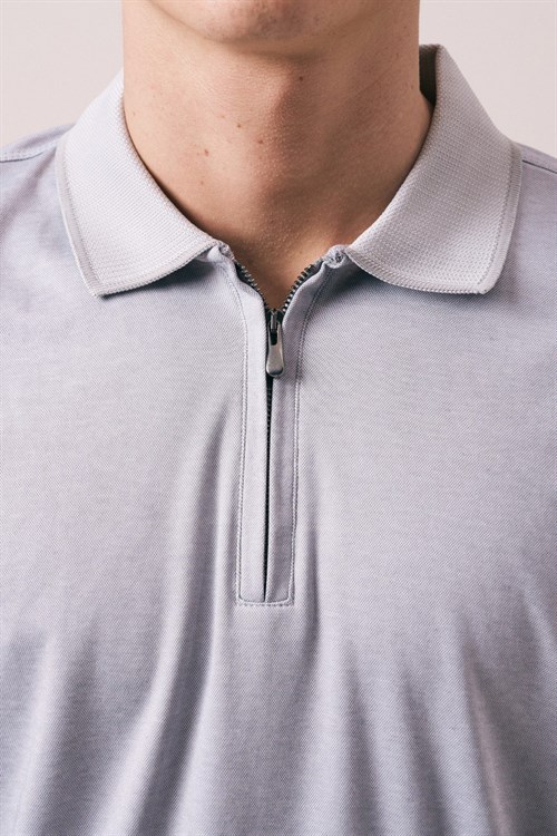 Wholesale Mens Gray Polo T-Shirt