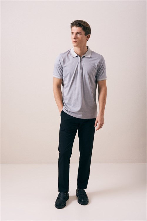 Wholesale Mens Gray Polo T-Shirt
