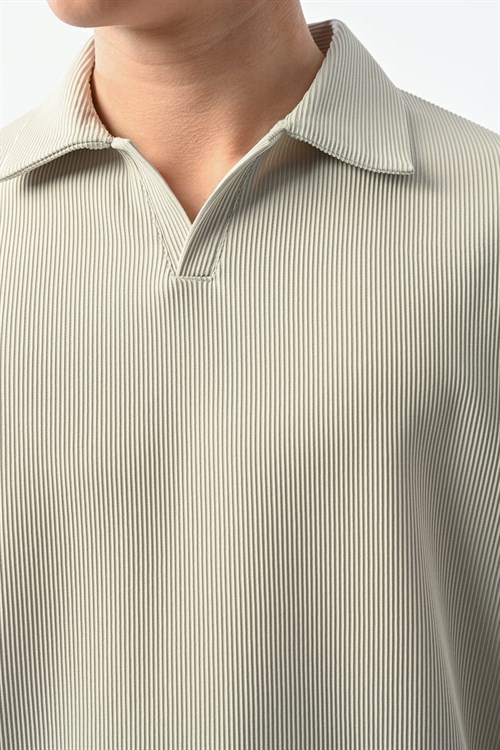 Wholesale Mens Gray Polo T-Shirt