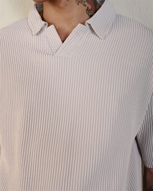 Wholesale Mens Gray Polo T-Shirt