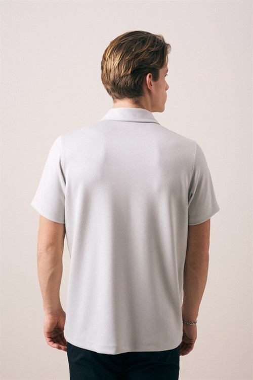 Wholesale Mens Gray Polo T-Shirt