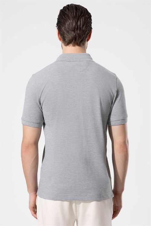 Wholesale Mens Gray Polo T-Shirt