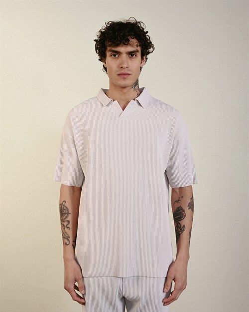 Wholesale Mens Gray Polo T-Shirt