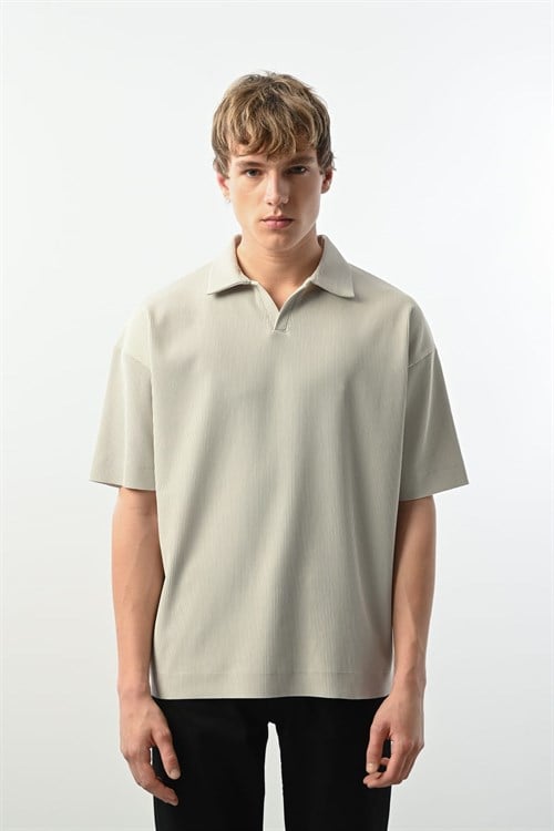 Wholesale Mens Gray Polo T-Shirt