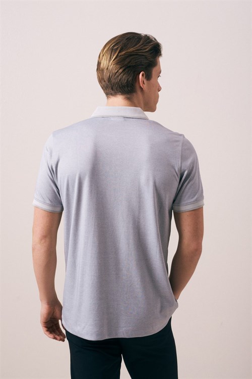 Wholesale Mens Gray Polo T-Shirt