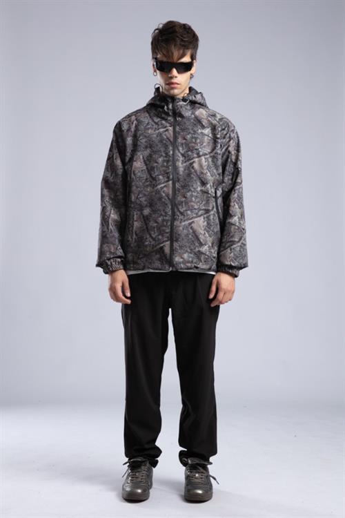 Wholesale Mens Gray Rain Coat