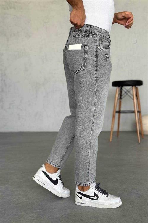 Wholesale Mens Gray Relaxed Fit Jeans