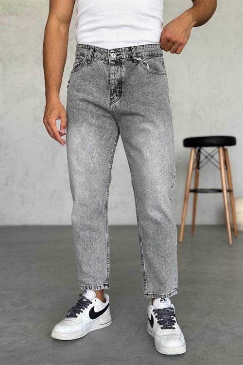 Wholesale Mens Gray Relaxed Fit Jeans