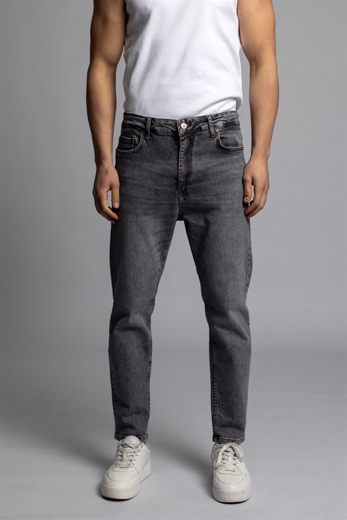 Wholesale Mens Gray Relaxed Jeans