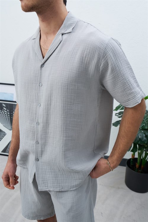 Wholesale Mens Gray Shirt