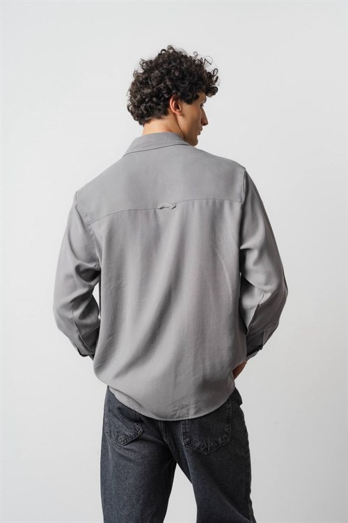 Wholesale Mens Gray  Shirt