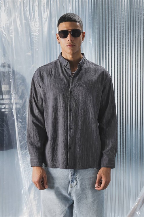 Wholesale Mens Gray Shirt