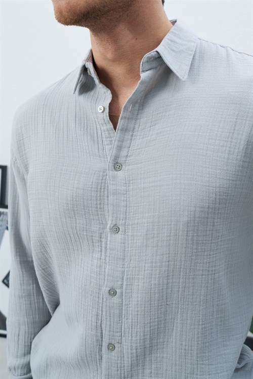 Wholesale Mens Gray Shirt