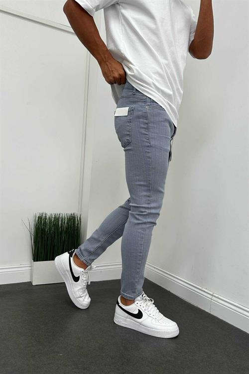 Wholesale Mens Gray Slim Fit Jeans