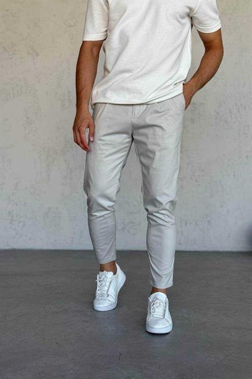 Wholesale Mens Gray Slim Fit Pants