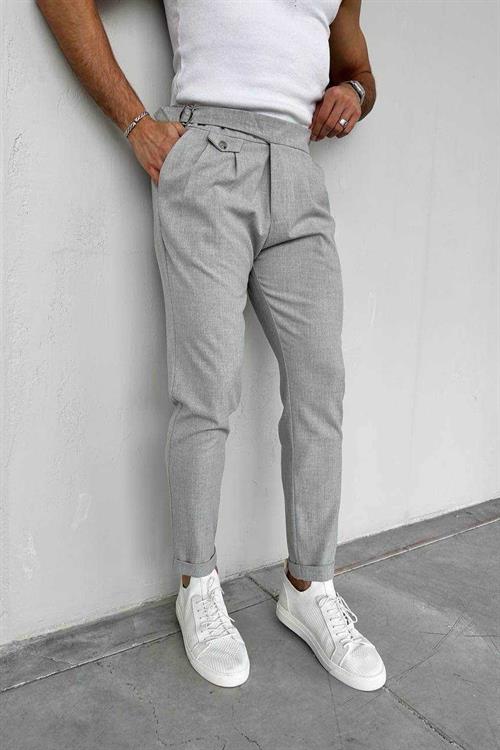 Wholesale Mens Gray Slim Fit Pants