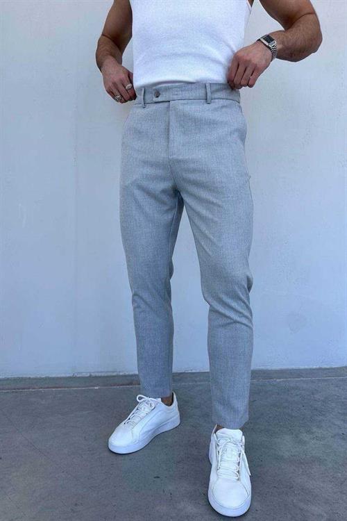 Wholesale Mens Gray Slim Fit Pants