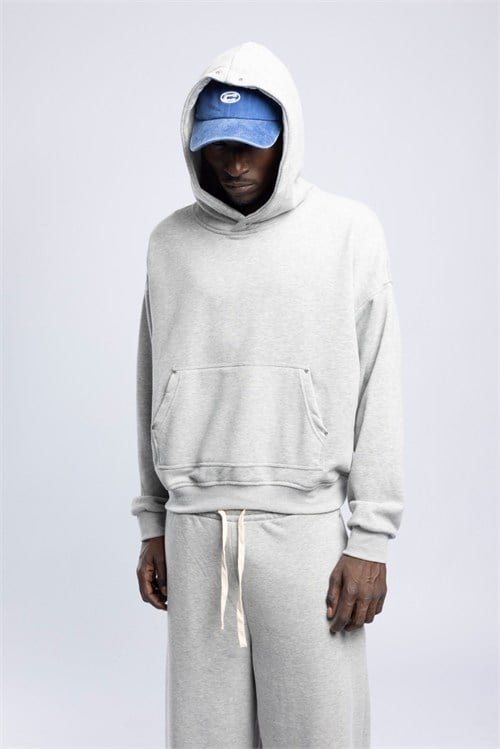 Wholesale Men's Gray Sweatshirt  1503FW27-MRT-4646