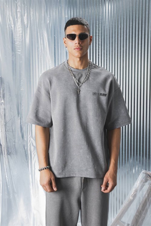 Wholesale Mens Gray T-Shirt 