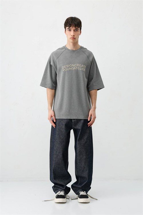 Wholesale Mens Gray T-Shirt