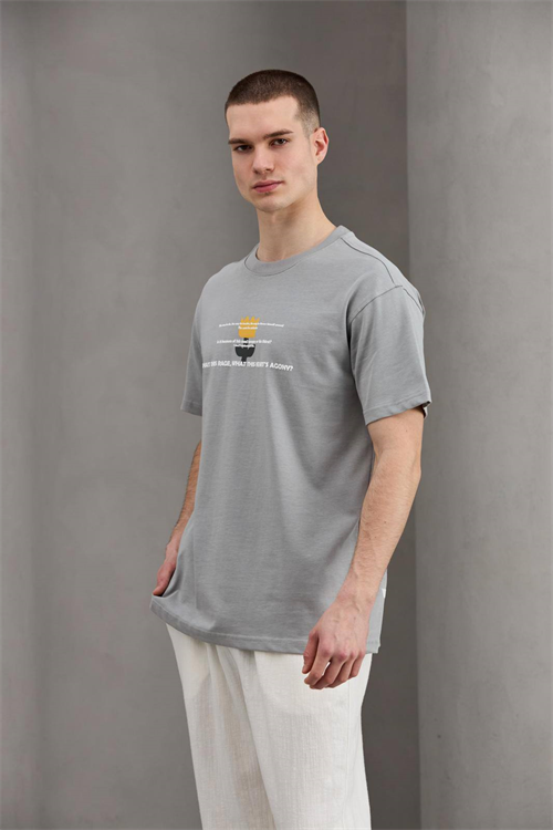 Wholesale Mens Gray T-Shirt