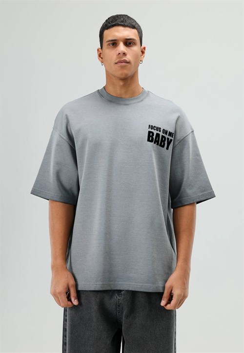 Wholesale Mens Gray T-Shirt