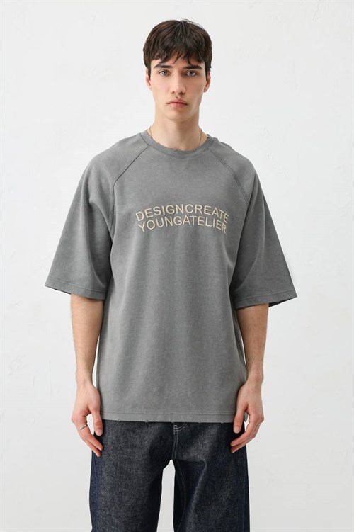 Wholesale Mens Gray T-Shirt
