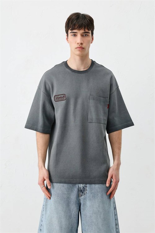 Wholesale Mens Gray T-Shirt