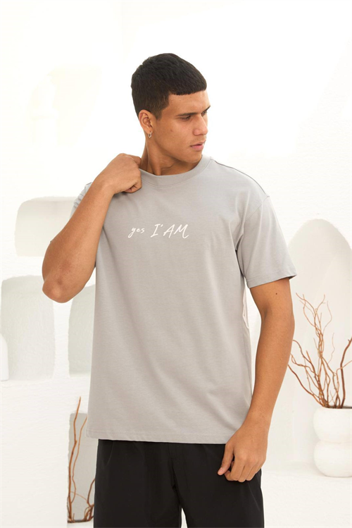 Wholesale Mens Gray T-Shirt