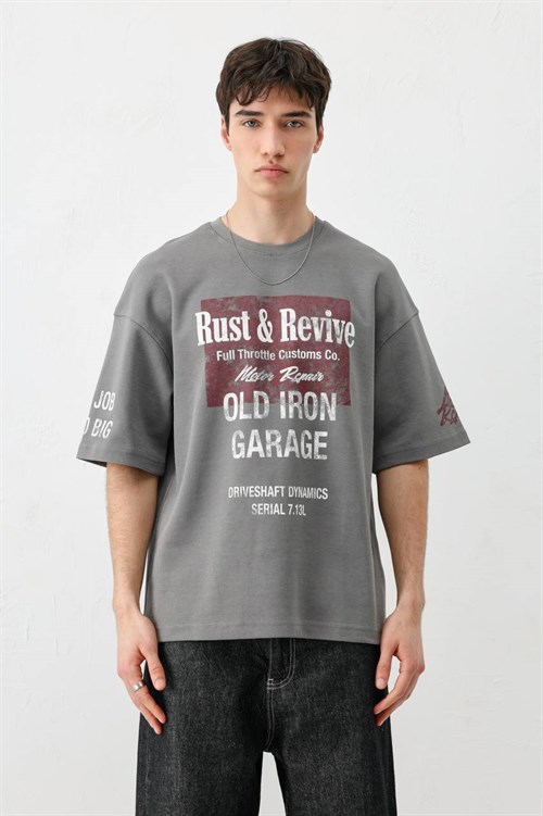 Wholesale Mens Gray T-Shirt