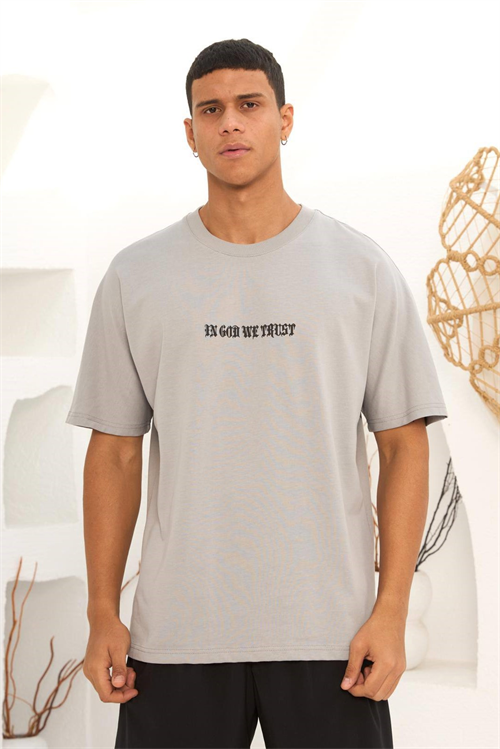 Wholesale Mens Gray T-Shirt