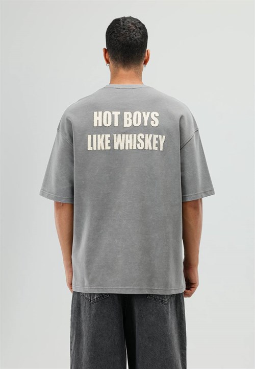 Wholesale Mens Gray T-Shirt