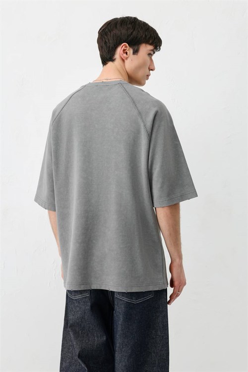 Wholesale Mens Gray T-Shirt