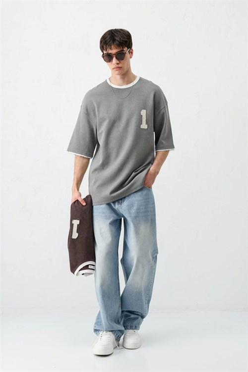Wholesale Mens Gray T-Shirt