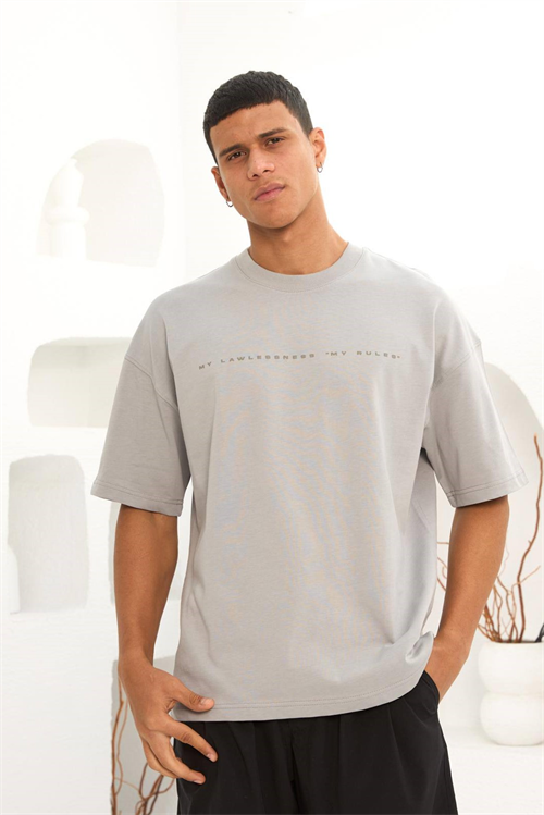 Wholesale Mens Gray T-Shirt