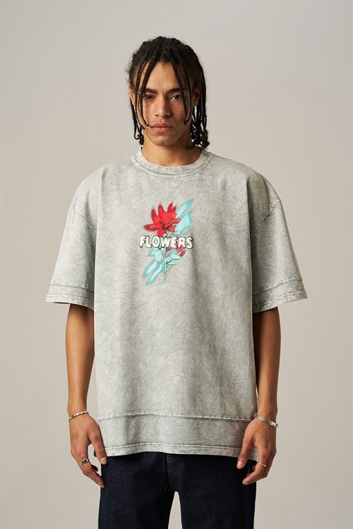 Wholesale Mens Gray T-Shirt