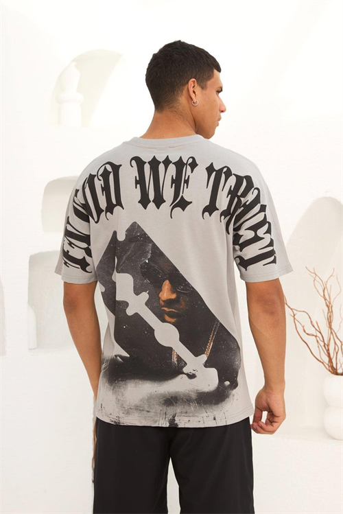 Wholesale Mens Gray T-Shirt