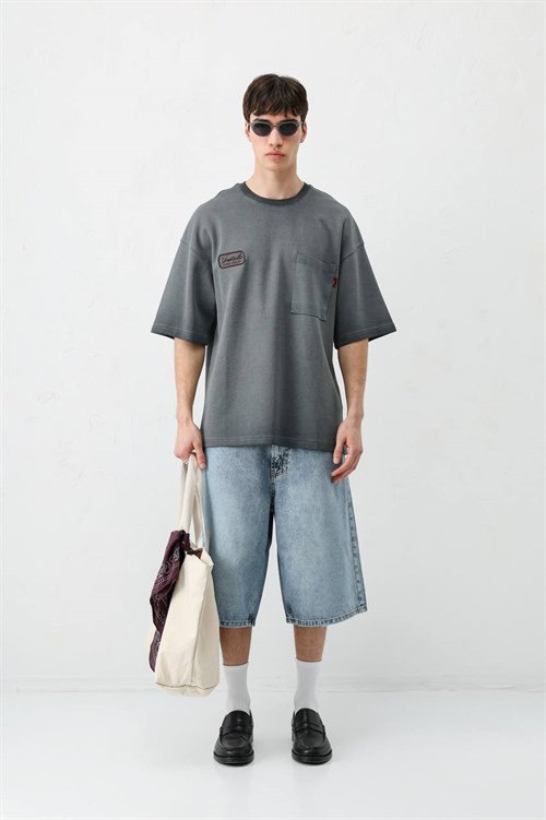 Wholesale Mens Gray T-Shirt