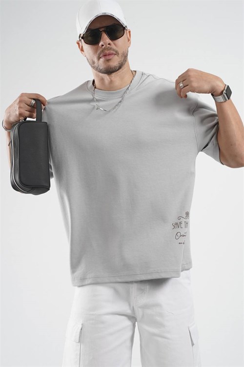 Wholesale Mens Gray T-Shirt