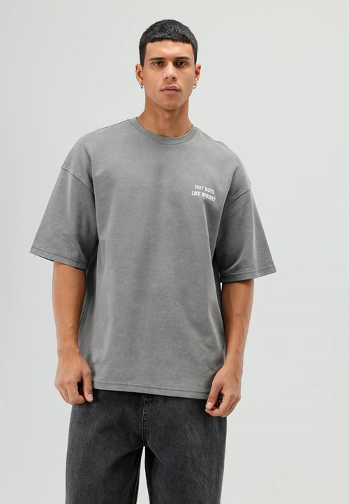 Wholesale Mens Gray T-Shirt