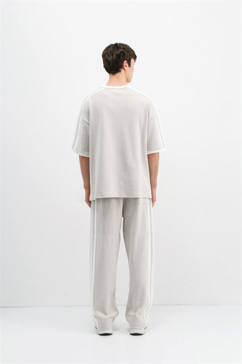 Wholesale Mens Gray T-Shirt and Pants Set