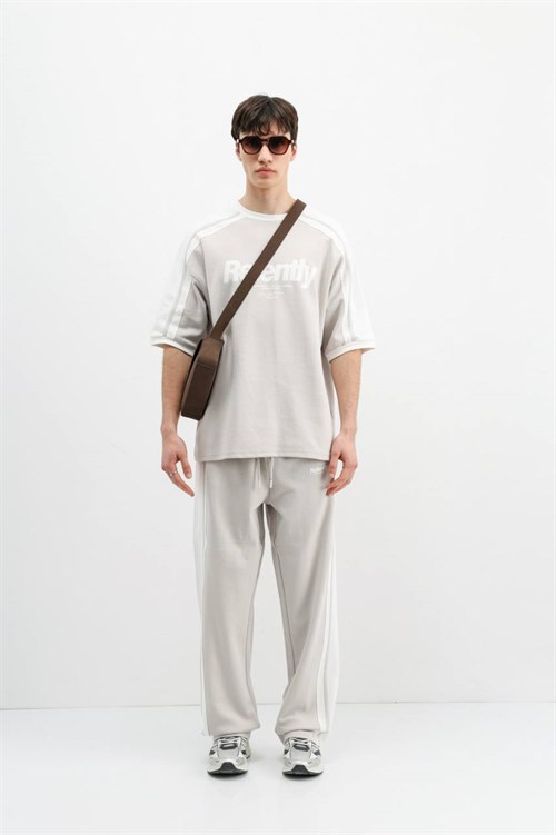 Wholesale Mens Gray T-Shirt and Pants Set