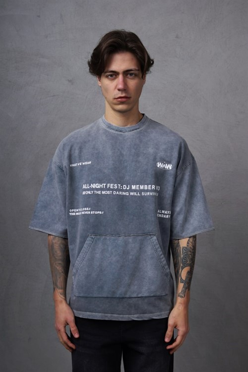 Wholesale Mens Gray T-Shirt