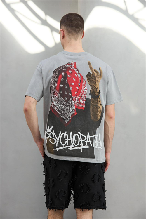 Wholesale Mens Gray T-Shirt