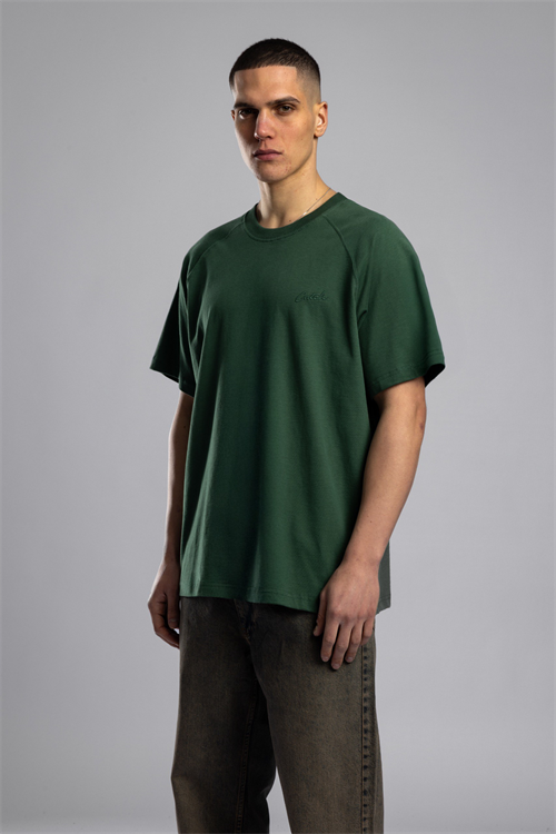 Wholesale Mens Green Basic T-shirt