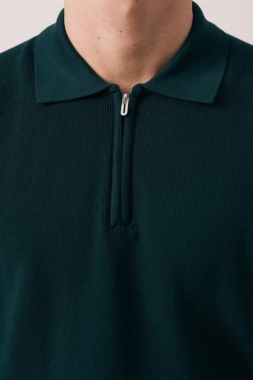 Wholesale Mens Green Knit T-Shirt