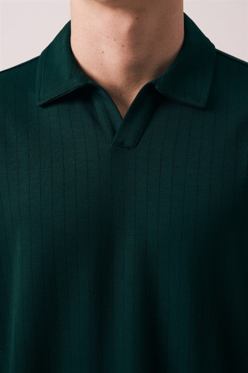 Wholesale Mens Green Polo T-Shirt