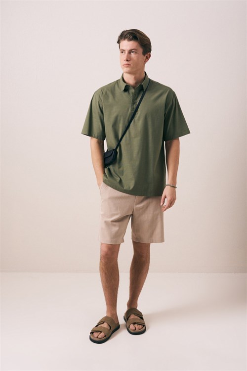 Wholesale Mens Green Polo T-Shirt